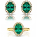 __ext__/PENDIENTES ORO 18KL PIEDRA VERDE + CIRCONITAS