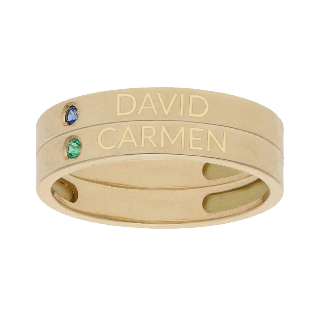 __ext__/SORTIJA ORO 18KL - 2 ANILLOS PERSONALIZADOS NOMBRE