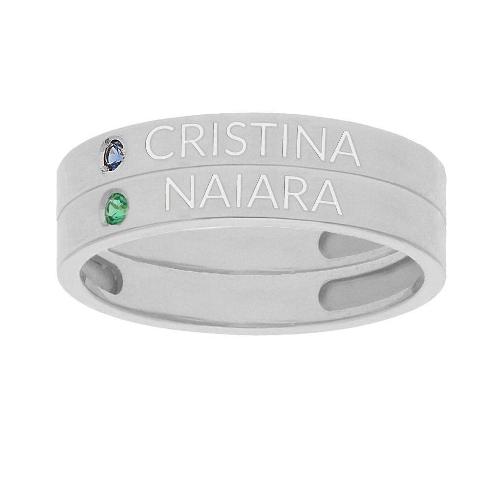 __ext__/SORTIJA ORO BLANCO 18KL - 2 ANILLOS PERSONALIZADOS NOMBRE