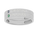 __ext__/SORTIJA ORO BLANCO 18KL - 2 ANILLOS PERSONALIZADOS NOMBRE
