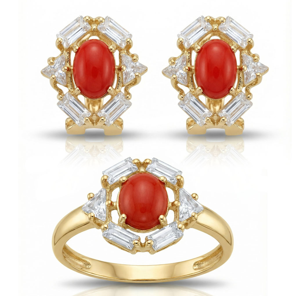__ext__/PENDIENTES ORO 18KL CORAL SINTETICO