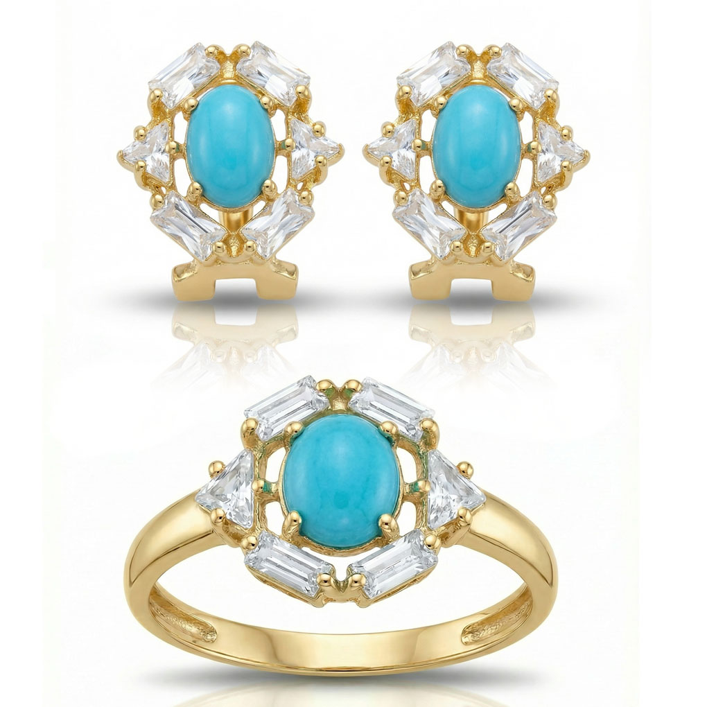 __ext__/PENDIENTES ORO 18KL TURQUESAS SINTETICAS