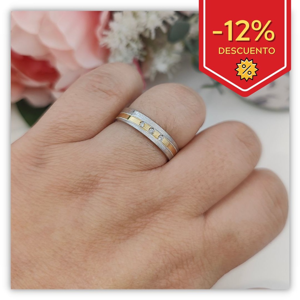 __ext__/ALIANZA ORO 18KL BICOLOR 3 DIAMANTES - 5MM