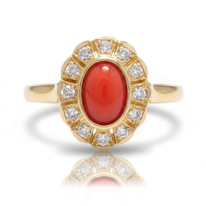 __ext__/PENDIENTES ORO 18KL CORAL SINTETICO