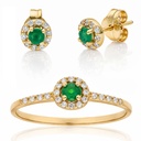 __ext__/PENDIENTES ORO 18KL ESMERALDAS FINAS + CIRCONITAS