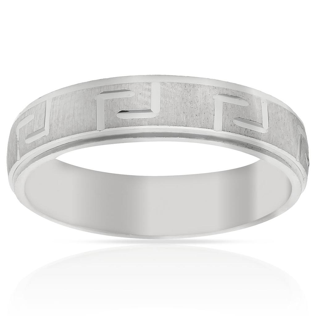 ALIANZA PLATA 925MM GRECA - 5MM