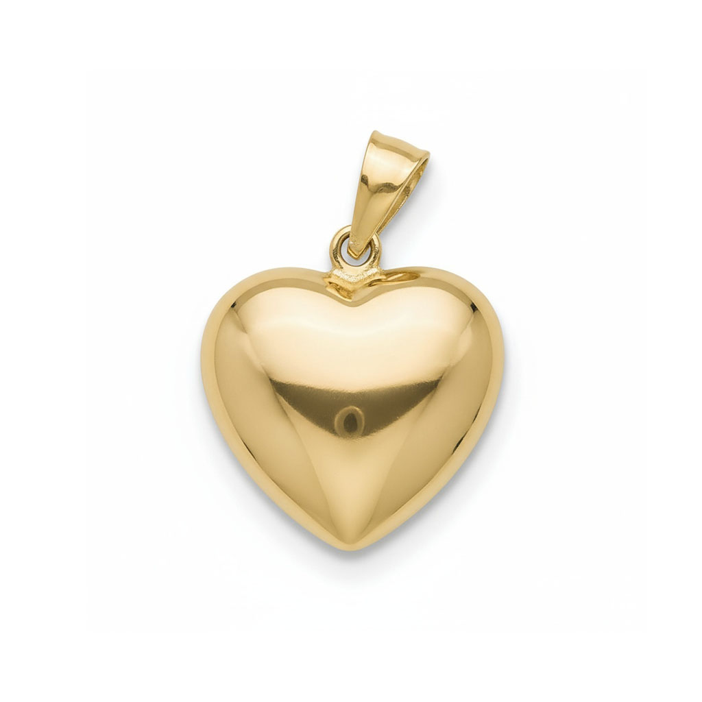 COLGANTE ORO 18KL CORAZON MEDIANO
