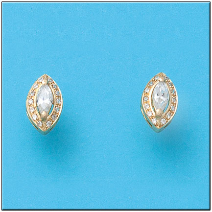 PENDIENTES ORO 18KL CIRCONITAS