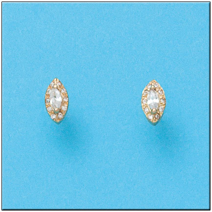 PENDIENTES ORO 18KL CIRCONITAS