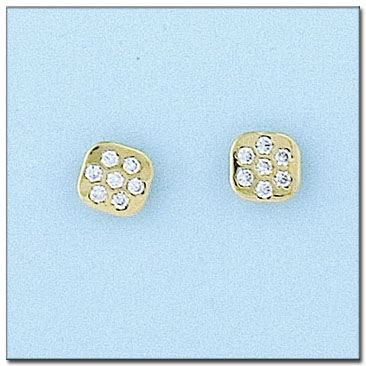 PENDIENTES ORO 18KL CIRCONITAS