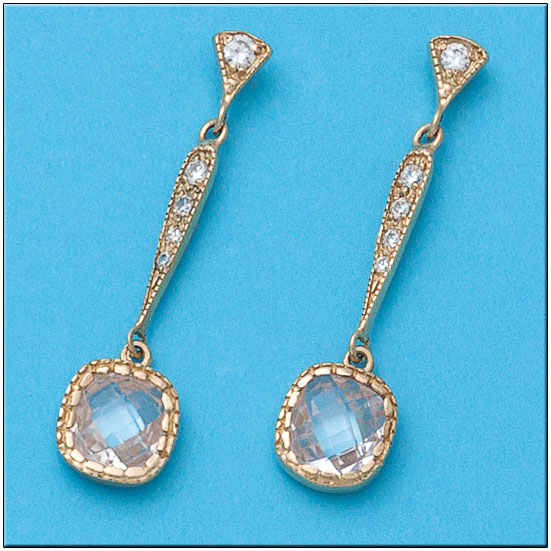 PENDIENTES ORO 18KL CIRCONITAS