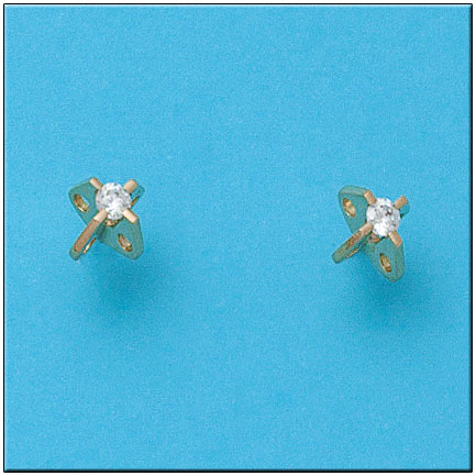 PENDIENTES ORO 18KL CIRCONITAS