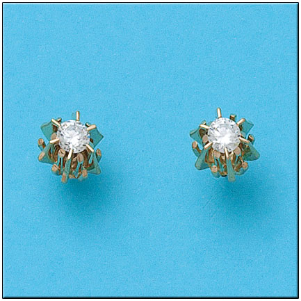 PENDIENTES ORO 18KL CIRCONITAS