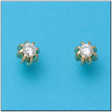 PENDIENTES ORO 18KL CIRCONITAS