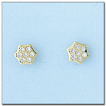 PENDIENTES ORO 18KL CIRCONITAS