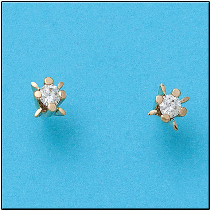 PENDIENTES ORO 18KL CIRCONITAS