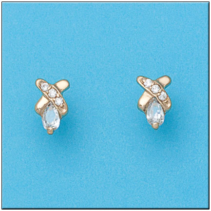 PENDIENTES ORO 18KL CIRCONITAS