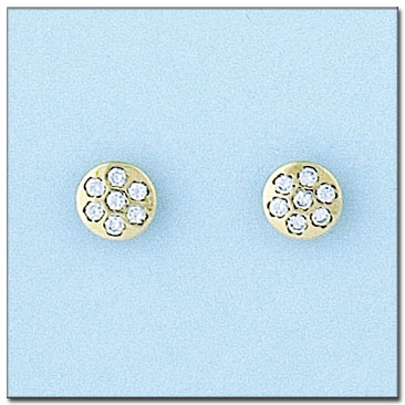 PENDIENTES ORO 18KL CIRCONITAS