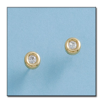 PENDIENTES ORO 18KL CIRCONITAS 