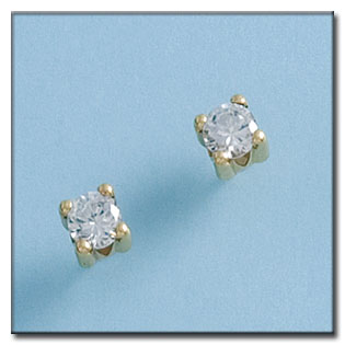 PENDIENTES ORO 18KL CIRCONITAS 5X5