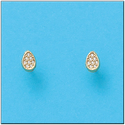 PENDIENTES ORO 18KL GOTA