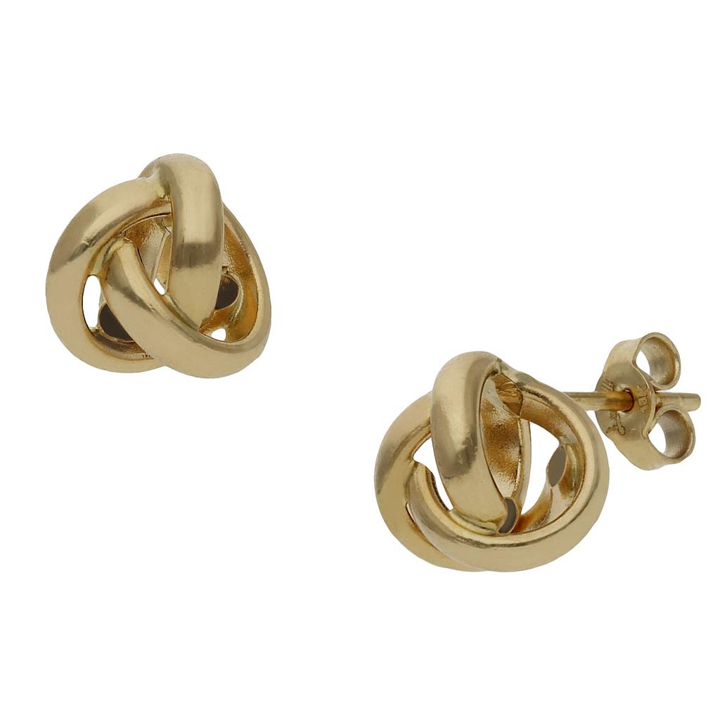 PENDIENTES ORO 18KL NUDO - 10MM