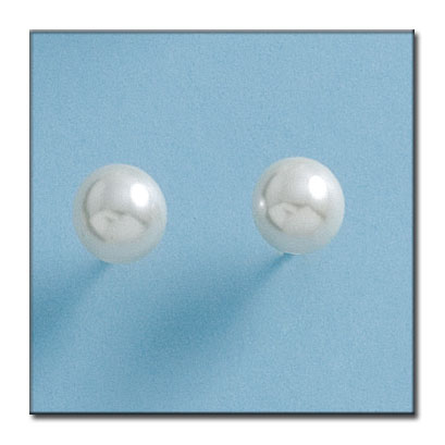 PENDIENTES ORO 18KL PERLAS SHELL - 7MM