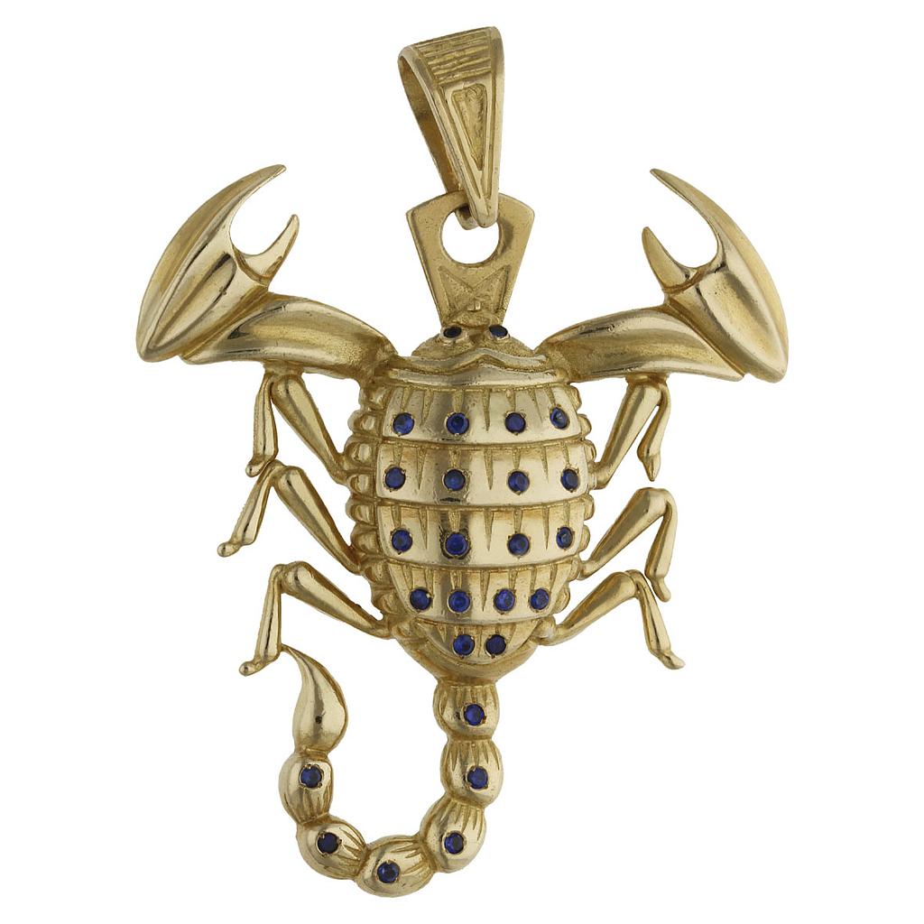 COLGANTE ORO 18KL ESCORPION - 47x52MM