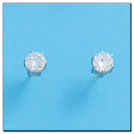 PENDIENTES ORO BLANCO 18KL DIAMANTES