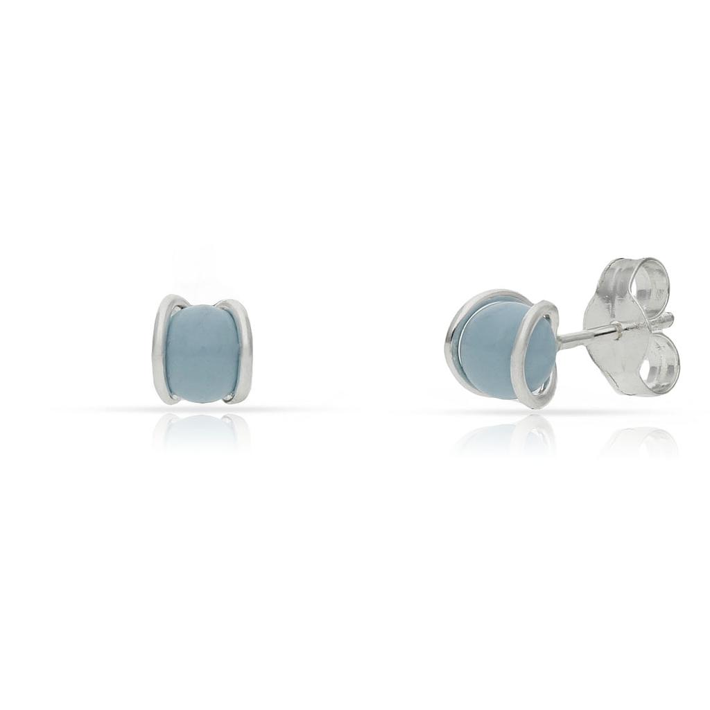 PENDIENTES PERLA AZUL PLATA 925MM - 4MM (copia)