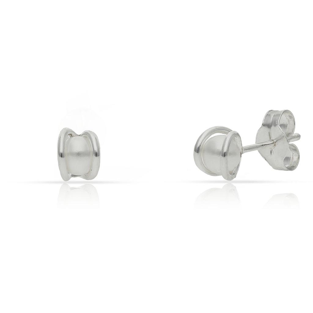 PENDIENTES PERLAS PLATA 925MM - 4MM (copia)