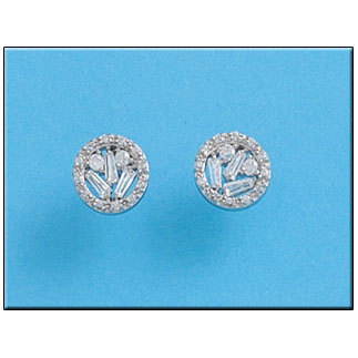 PENDIENTES REDONDO PLATA 925MM 