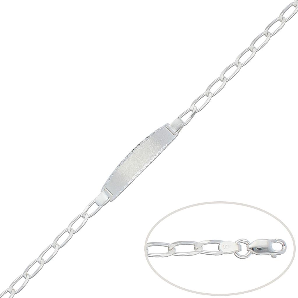 PULSERA BILBAO PLATA 925MM - 4MM