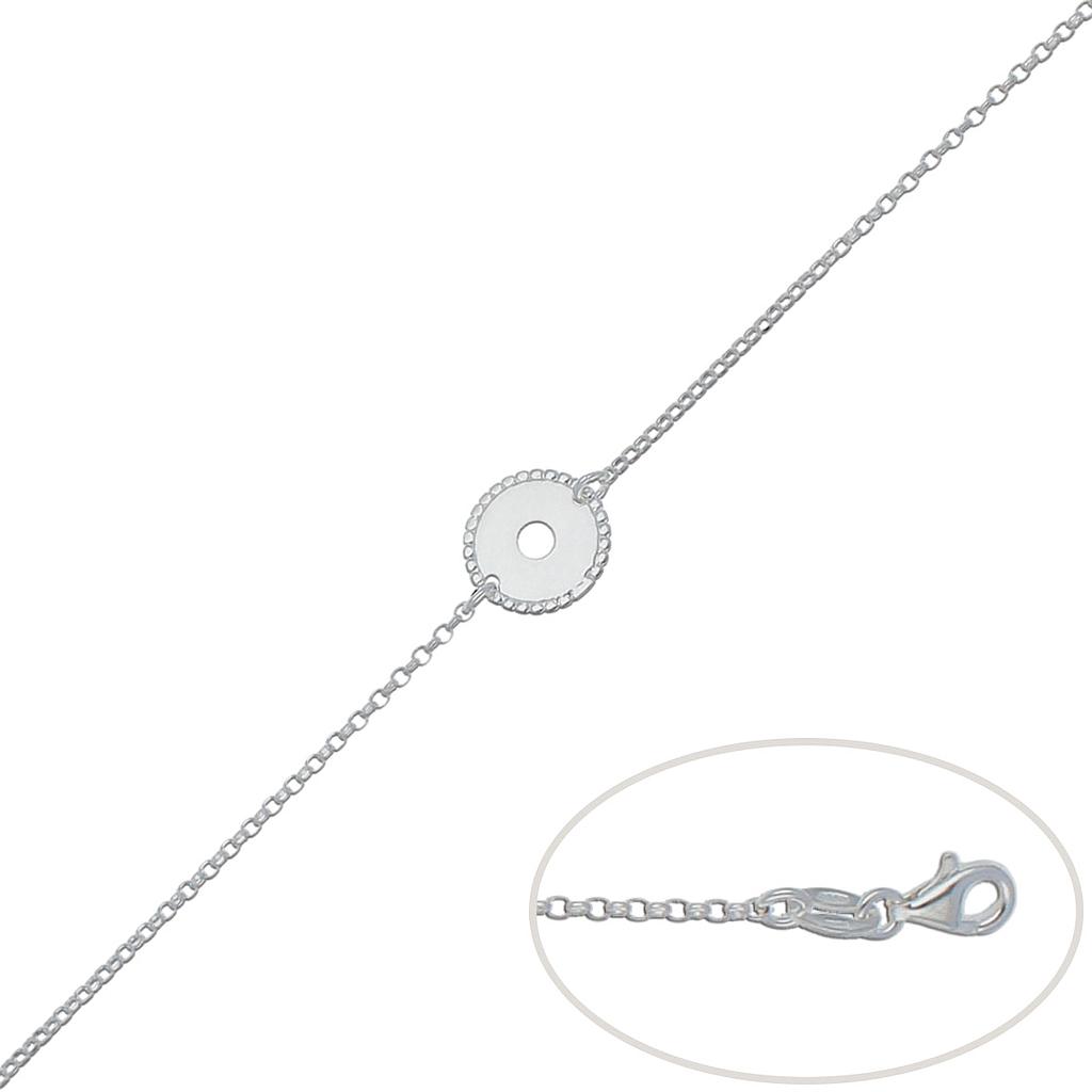 PULSERA CIRCULO PLATA 925MM