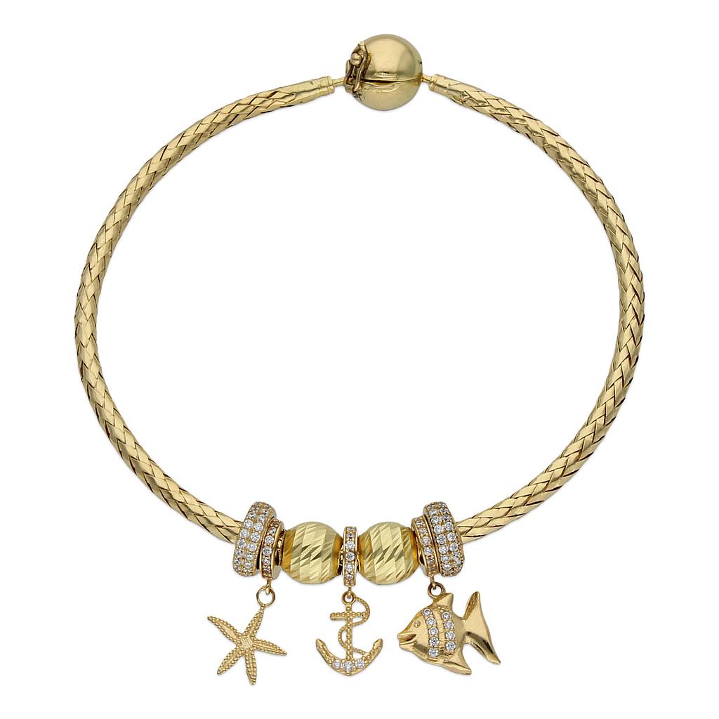 PULSERA FLEXIBLE ORO 18KL - DEL MAR