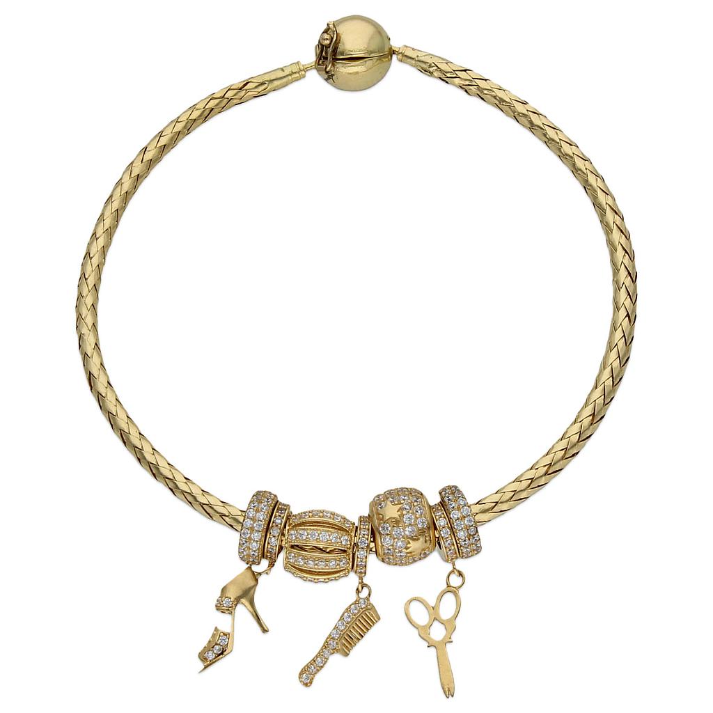 PULSERA FLEXIBLE ORO 18KL - FASHION