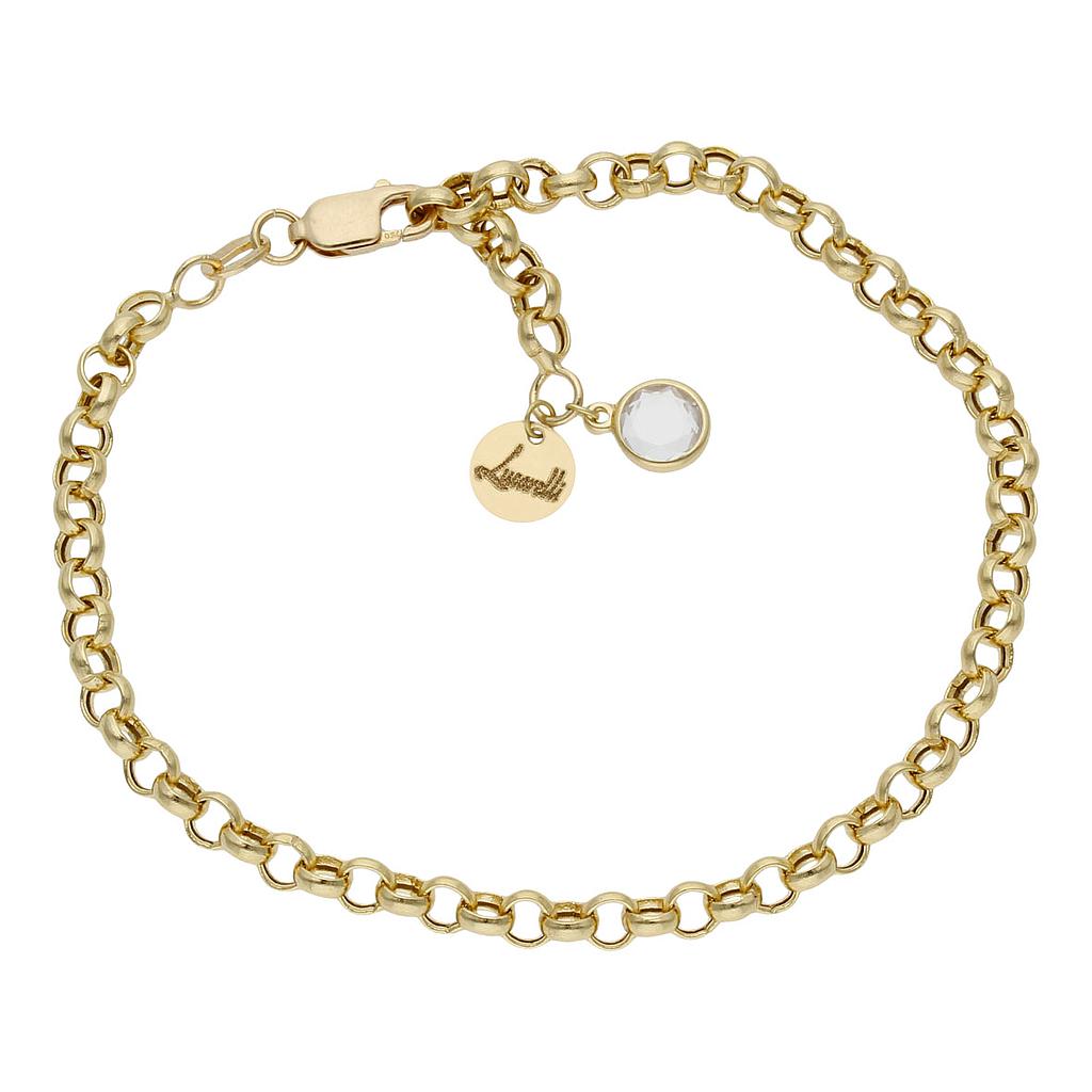 PULSERA MI HISTORIA 4MM ORO 18KL - CIRCONITA