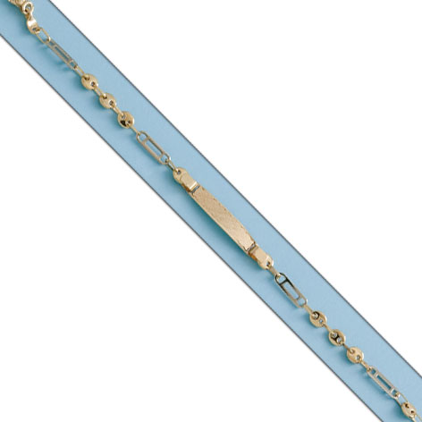 PULSERA ORO 18KL BICOLOR CON PLACA