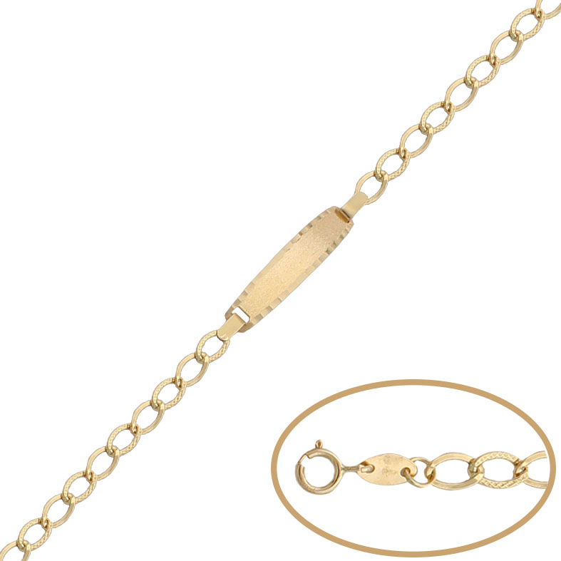 PULSERA ORO 18KL PLACA