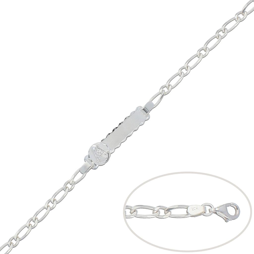 PULSERA PLATA 925MM V. ROCIO - 14 CM