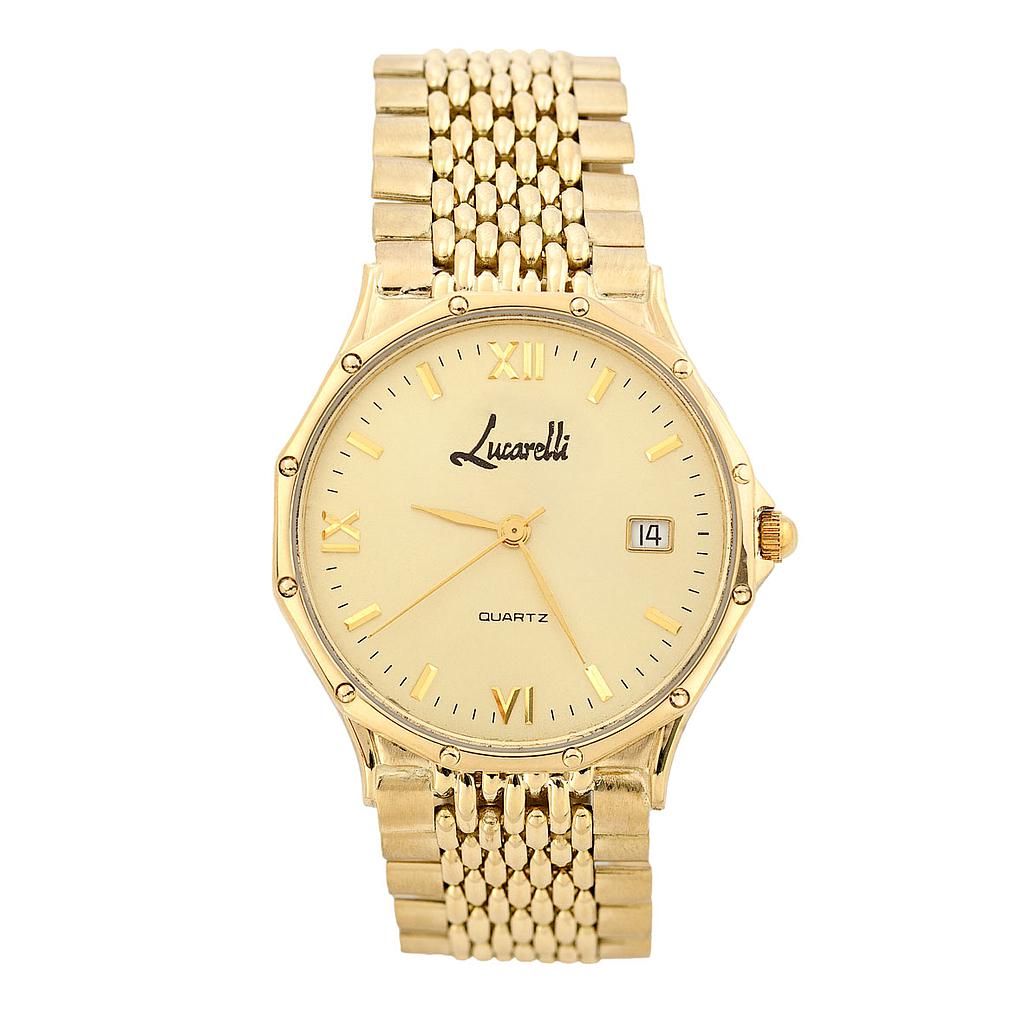 RELOJ CABALLERO ORO 18KL LUCARELLI