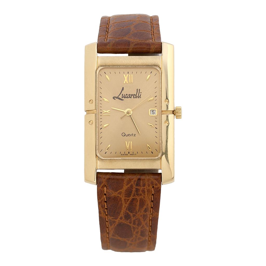 RELOJ CABALLERO ORO 18KL LUCARELLI