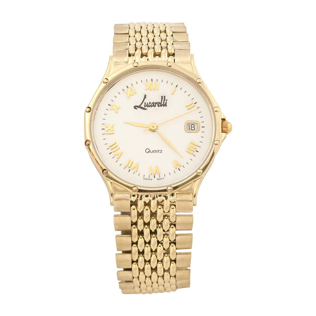 RELOJ CABALLERO ORO 18KL LUCARELLI