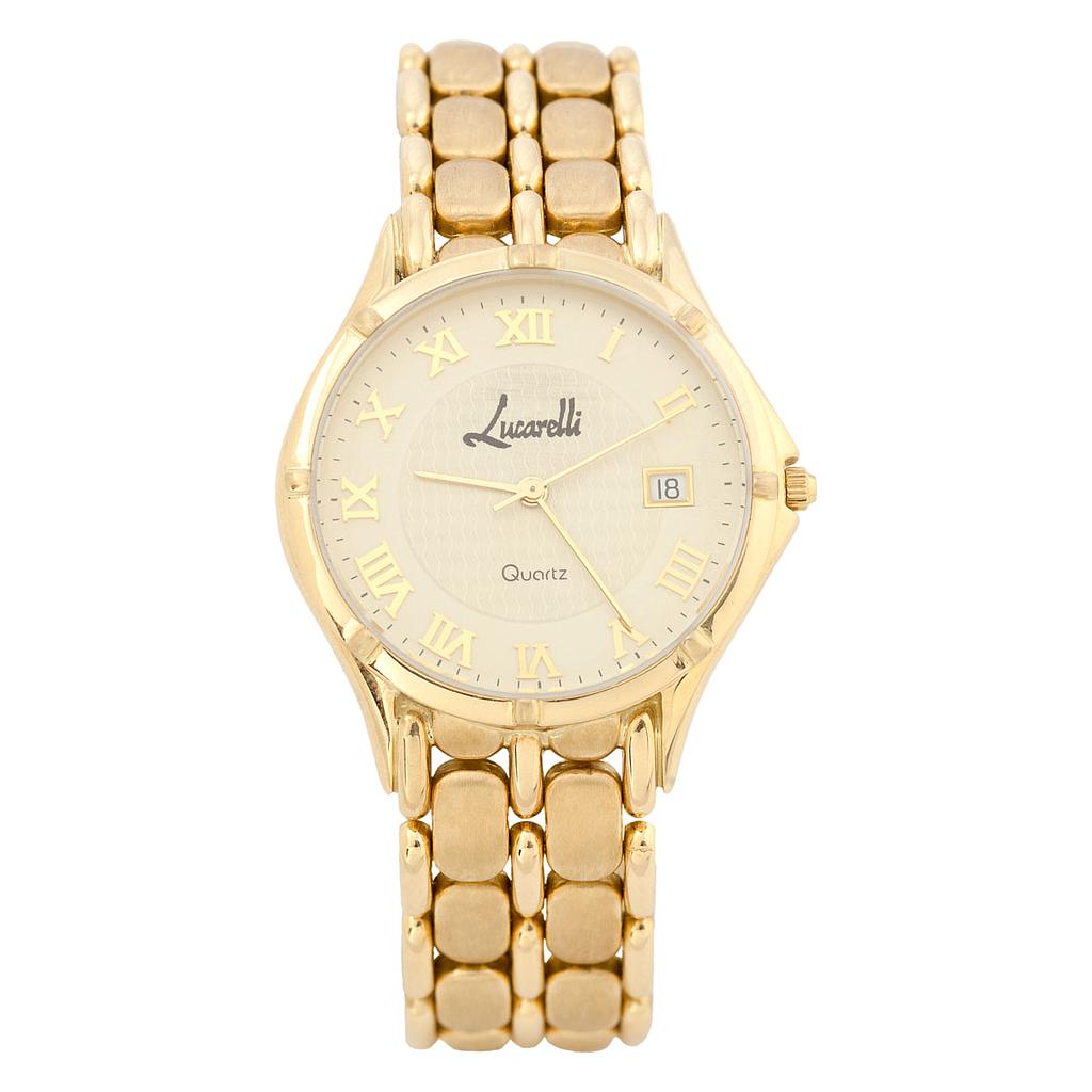 RELOJ CABALLERO ORO 18KL LUCARELLI