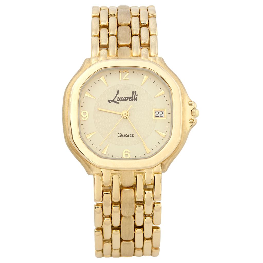 RELOJ CABALLERO ORO 18KL LUCARELLI