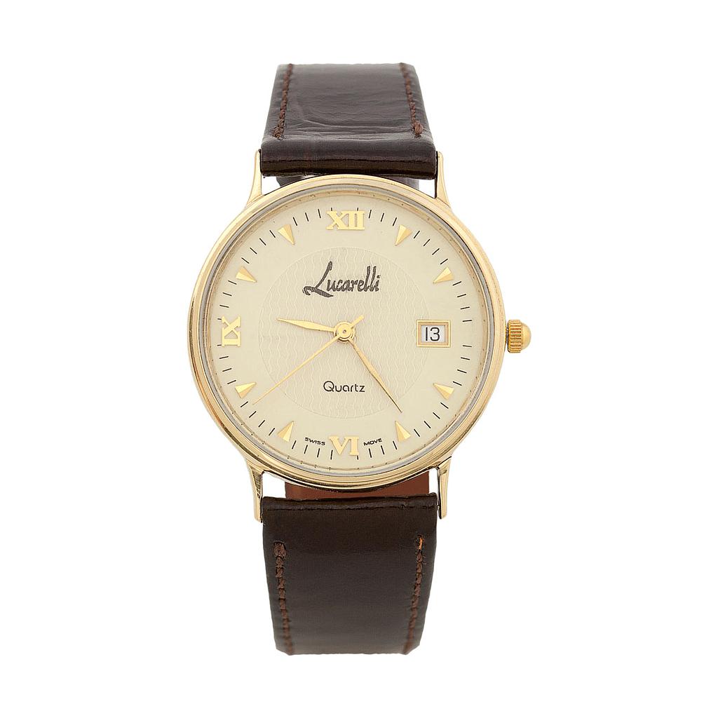 RELOJ CABALLERO ORO 18KL LUCARELLI