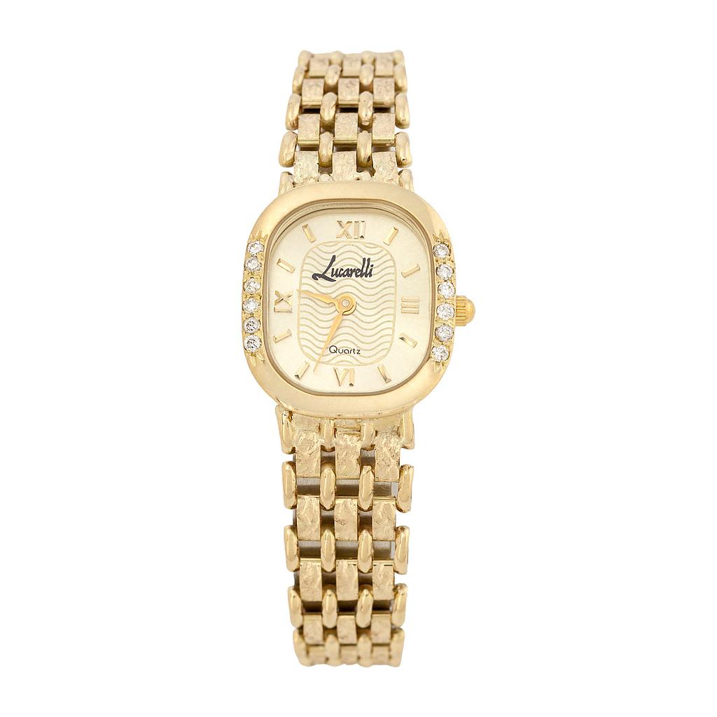 RELOJ SEÑORA ORO 18KL LUCARELLI DIAMANTES