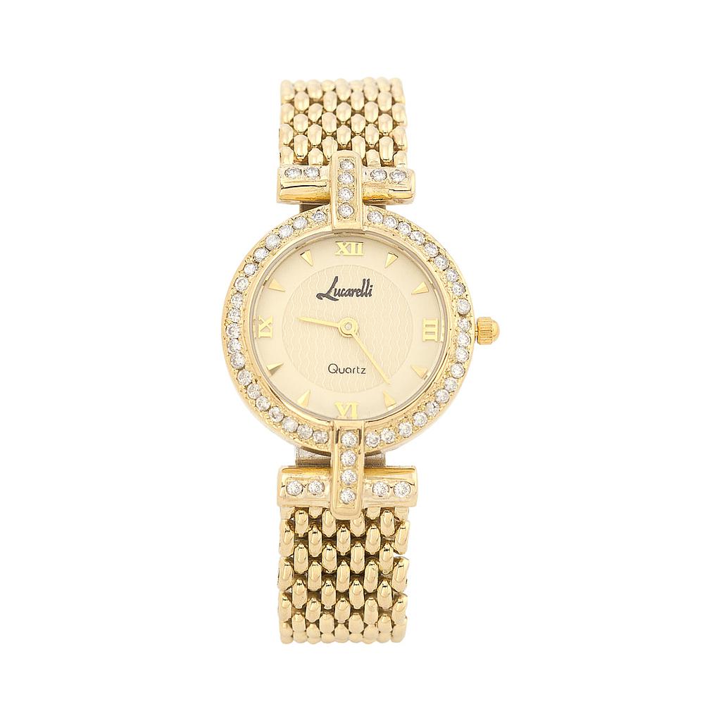 RELOJ SEÑORA ORO 18KL LUCARELLI DIAMANTES