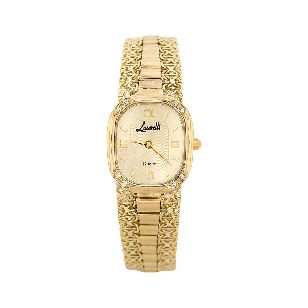 RELOJ SEÑORA ORO 18KL LUCARELLI DIAMANTES