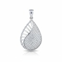COLGANTE PLATA 925MM CIRCONITAS